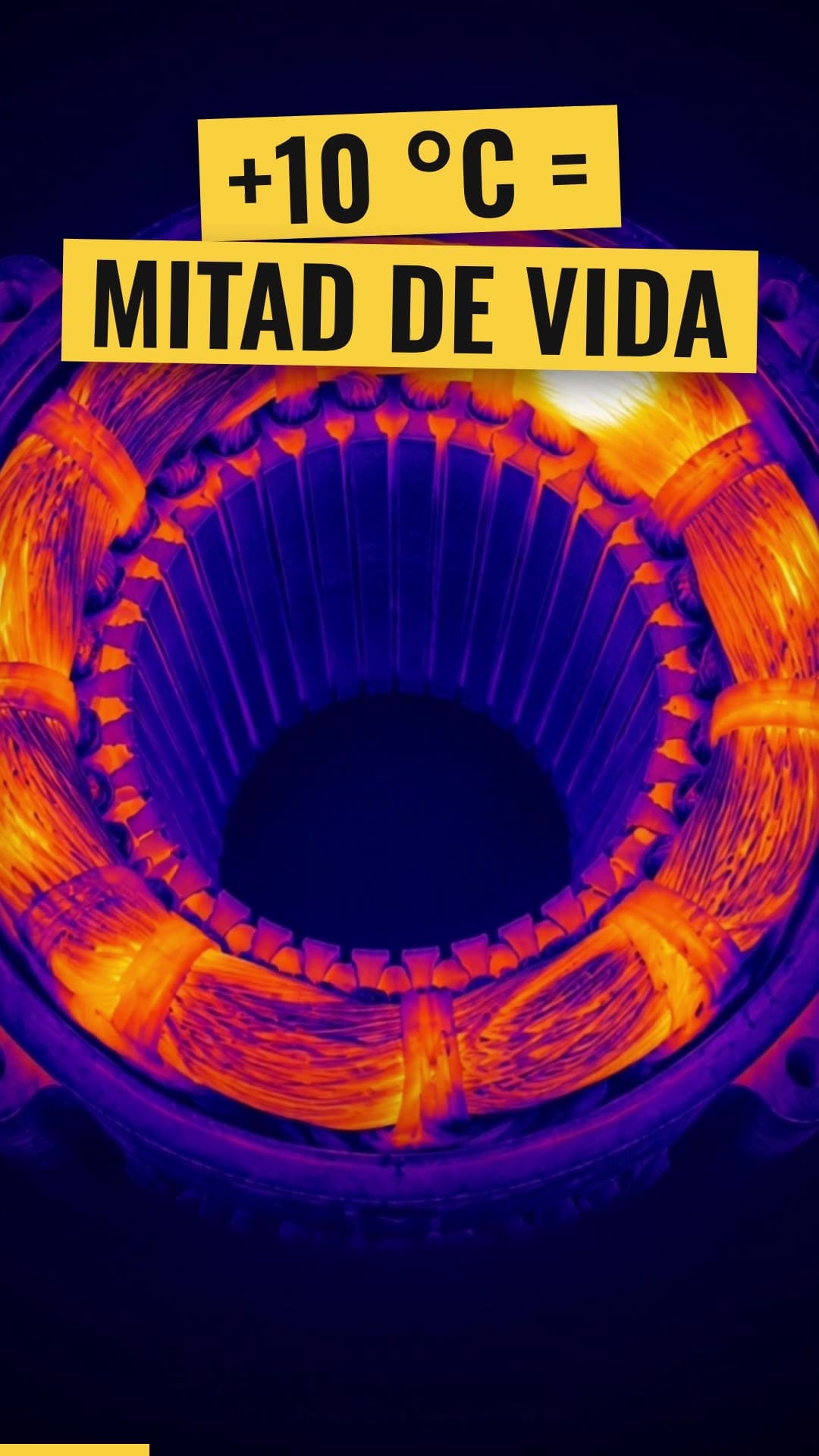 Regla de los 10 grados: cada 10 °C de más, el aislamiento vive la mitad
